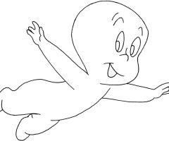 Coloriage Casper