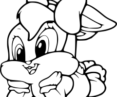 Coloriage Lola Baby Looney Tunes