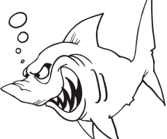 Coloriage requin