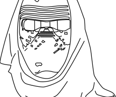 Coloriage Kylo Ren